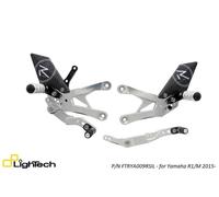 LIGHTECH PEDANE ARRETRATE R VERSION REGOLABILI SILVER DUCATI PANIGALE V4 / S