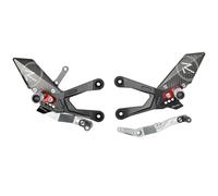 LIGHTECH PEDANE ARRETRATE R VERSION REGOLABILI CARBON YAMAHA R1 / M 2015-2025