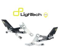 LIGHTECH PEDANE ARRETRATE REGOLABILI PEG SNODATI APRILIA TUONO 660 2020-2023