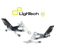LIGHTECH PEDANE ARRETRATE REGOLABILI PEG SNODATI APRILIA TUONO 660 2020-2026