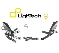 LIGHTECH PEDANE ARRETRATE REGOLABILI POGGIAPIEDE SNODATO BMW S1000 RR 2015-2017