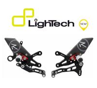 LIGHTECH PEDANE ARRETRATE REGOLABILI SNODATE R VERSION APRILIA RSV4 R APRC