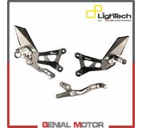 LIGHTECH Pedane Regolabili Con Poggia Piedi Fissi Yamaha R6 2017 > 2020
