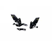 LIGHTECH Pedane Regolabili Poggia Piedi Fissi FTRYA017 Yamaha MT-09 2021 2024
