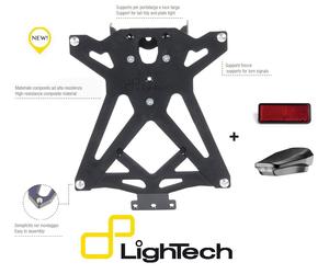 LIGHTECH PORTATARGA REGOLABILE + LUCE + CATADIOTTRO HONDA CBR 1000 RR 2010-2016
