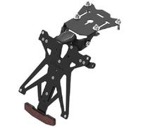 LIGHTECH PORTATARGA REGOLABILE UNIVERSALE MOTO KIT COMPLETO LUCE CATADIOTTRO