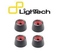 LIGHTECH PROTEZIONI PERNI RUOTA ANT + POST ROSSO APRILIA TUONO V4 2011-2020