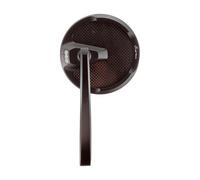 Coppia Specchi Rotondi In Alluminio-Carbonio (Bar-End Fix) SPEAL037 Lightech