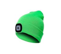 Lighted Beanie Cap Rechargeable Running Hat Ultra Bright 4 Led Waterproof Headlamp