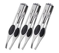 Lighted Eyebrow Tweezer, Stainless Steel Precision Tool, Illuminated Hair