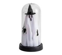 Lighted Ghost - Gothic-Style Standing Ghost | Outdoor Decor With LED Light | Eerie Horror Desktop Ornament For Bedroom, Kitchen, Escape Room, Party, Festival, And Home Hall0ween Decor