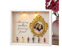 Lighted Kit - Decorative Miniature Museum Display, Figurines Memory Picture Frame, Led Lights For Home And Office Women Mom Grandma School Dorm Birthday Holiday Party Home