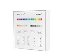 LIGHTEU®, alimentato a batteria B4 4-Zone RGB+CCT Smart Panel RF Controller per Miboxer RGBCCT LED Strip controller e lampade B4