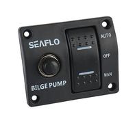 LIGHTEU®, DC 12V 24V Carburante 15A Pompa di sentina Interruttore sul pannello per pompa di sentina Pompa acqua sommergibile, SFSP-015-02