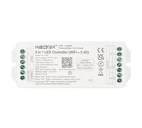LIGHTEU®, Miboxer (WiFi+2.4G) 2 in 1 LED Controller DC12V-48V Alta potenza Max. 20A, APP TUYA e controllo vocale, supporta push dimming, PW2