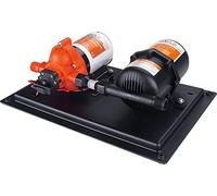 LIGHTEU®, Seaflo DC 12V 11,3LPM Sistema di pressione dell'acqua serie 33, pompa da 45 PSI e serbatoio da 0,75 L
