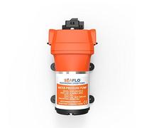 LIGHTEU®, Seaflo DC 12V 12,5 LPM 2,4 bar 41S Pompa a membrana autoadescante con bypass a richiesta per camper, yacht, giardino, camper
