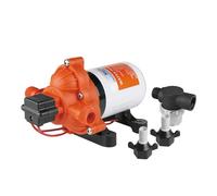 Lighteu®, Seaflo DC 24V 11,3 LPM 3,1 bar 33S Pompa a pressione autoadescante a membrana per acqua su richiesta per camper SFDP2-030-045-33