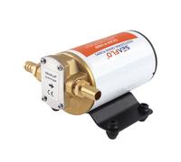 LIGHTEU®, SEAFLO SFGP1-032-003-01 - Pompa dentata da 12 V per trasferimento dell'olio, 3,2 GPM, 12 LPM, connettori FNPT da 3/8", ruota in rame, pompa elettrica per cambio olio