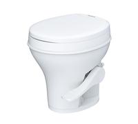 LIGHTEU, SEAFLO SFRTPH-01-01 - WC per roulotte e camper, con scarico a pedale, altezza della seduta confortevole, sedile soft-close, facile da pulire (senza doccetta a mano)