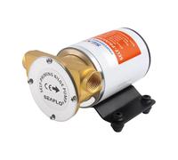 LIGHTEU, SEAFLO SFSP1-080-003-01 - Pompa di sentina da 12 V, 30 l/min (8 GPM) in bronzo autoadescante, automatica, con valvola di ritegno e filtro per barche, yacht, drenaggio sentinali