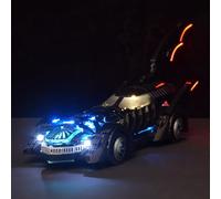 LightGo Kit LED per Batmobile Batman Forever compatibile con Lego 76304 | Solo illuminazione - Set mattoni non incluso (versione remota)