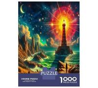 Lighthouse 1000 Pezzi Puzzle Per Adulti Puzzle Premium Cartone Riciclato - Sfida Educativa, Gioco in Casa, Regalo Geniale Per Bambini Principianti 52x38cm/1000pcs