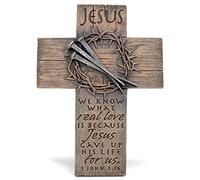 Lighthouse Christian Products Small Crown of Thorns Sculpture Desktop Cross, 4 3/4 x 6 1/2"