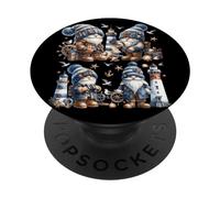 Lighthouse Gnome For Men Women With Seagull For Boat Captain PopSockets PopGrip Adesivo