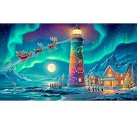 lighthouse Jigsaw Puzzle Impossible 1000Pcs Decorazione per la casa. Rilassamento e Intelletto per adulti e ragazzi da 14 anni 75x50cm/1000pcs