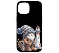 Lighthouse Keeper Gnome For Beach Trip And Family Vacation Custodia per iPhone 15