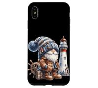 Lighthouse Keeper Gnome For Beach Trip And Family Vacation Custodia per iPhone XS Max