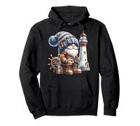 Lighthouse Keeper GNOME for Beach Trip And Family Vacation Felpa con Cappuccio