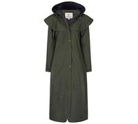 LightHouse Outback - Impermeabile da donna a lunghezza intera, leggero, resistente, elegante, perfetto per avventure all'aria aperta, Verde (fern), 56