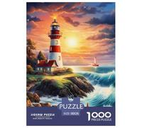 Lighthouse Puzzle 1000 Pezzi Educa Per Adulti E Bambini Dai 12 Anni, Intrattenimento Creativo Regalo Creativo Per Il Relax Per Uomini E Donne 38x26cm/1000pcs