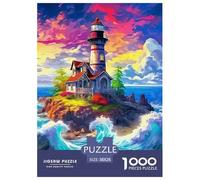 Lighthouse Puzzle Impossibili 1000 Pezzi Decorazione La Casa Giochi Rilassamento E Intelligence Per Adulti E Bambini Da 12 Anni 38x26cm/1000pcs
