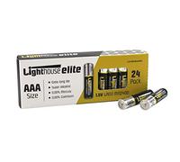 Lighthouse Torches L/Hbataaa24 - Batterie alcaline AA 1,5 V, confezione da 24
