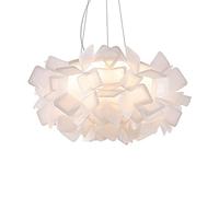 Lighting Fixture Creative Flower Shape Acrylic 24W LED Ceiling Pendant Lamp Postmodern Wrought Iron Adjustable Chandelier Living Room Bedroom Hanging Suspens Light
