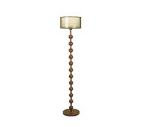 Lighting Piantana Lampada da terra con doppio paralume for soggiorno, camera da letto, hotel, comodino, lampada da tavolo verticale decorativa, tre colori di luce cangianti Lampade da Terra