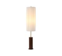 Lighting Piantana Lampada da terra marrone for soggiorno, comodino for camera da letto, accanto a lampada da tavolo verticale decorativa retrò, tre colori di luce cangianti Lampade da Terra