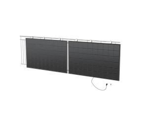 LIGHTMATE LMG80-SK05-OM 2 PANNELLI SOLARI DA BALCONE POTENZA 740 Wp COMPRESO DI ACCESSORI E KIT DI INSTALLAZIONE - PROMO