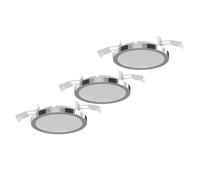 Lightme downlight Aqua Pur Ø11cm set 3x cromo LightMe
