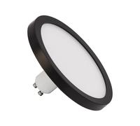 LIGHTME LED GU10 9W CCT 2.700/4.000K Ø14,5cm nero LM85495