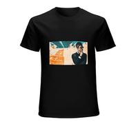 Lightn Noel Gallaghers High Flying Birds Vinyl Cover Unisex T-Shirt Cotton Men Summer Fashion Black Tee XXL