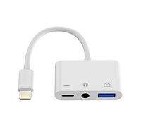 Lightning a jack per cuffie da 3,5 mm (3 in 1) USB Flash Drive Charger Cavo audio AUX per iPhone Camera Card Reader Adattatore OTG per Apple 11 12 13 14Pro Max 8 7 Plus X Ipad Mouse Tastiera Memory