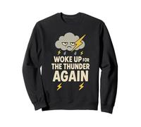 Lightning Bolt Storm Mood Regalo per Amanti dei temporali Felpa