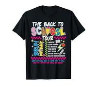 Lightning Bolt The Back To School Tour Insegnante Bruh We Back Maglietta