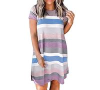Lightning Deals of Today Prime Clearance Abiti Estivi Donna Eleganti Abiti da Mare Lunghi Vestito da Cerimonia Donna Fiori Vestito Angelo Bianco Donna Vestiti Sexydonna Elegante Big Deal Days