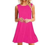 Lightning Deals of Today Prime Clearance Vestito Estivo Rosa Donna Vestiti per Il Mare Donna Vestito Sera Elegante Vestitino Nero Estivo Vestiti+Taglie+Forti Todays Daily Deals Colla