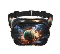 Lightning Fever Tennis stampato marsupio multifunzione unisex trendy messenger bag, borsa da viaggio sport borsa portaoggetti